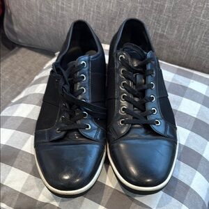 Zara Black Leather Men's Sneakers